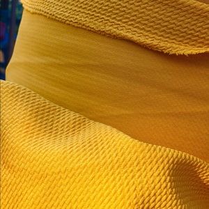 Mustard bullet textured Liverpool fabric